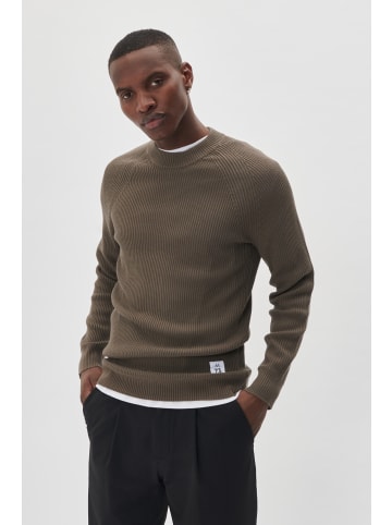 Matinique Strickpullover MAjobo Gerade Passform in Morel
