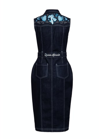 Queen Kerosin Queen Kerosin Denim Bleistiftkleid in Denim