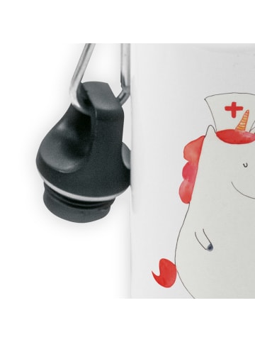 Mr. & Mrs. Panda Kindertrinkflasche Einhorn Krankenschwester ohn... in Weiß