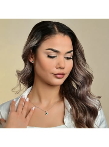 Adeliás Damen Anhänger aus 925 Silber mit Zirkonia in silber