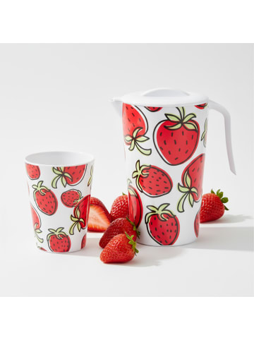 Geda Labels Becher Erdbeeren in Rot - 330ml