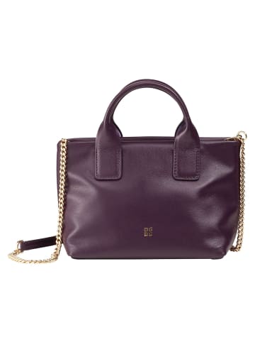 DuDu Ibiza Handtasche Leder 22 cm in deep purple