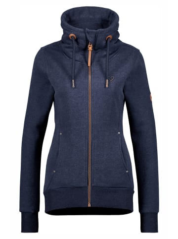 alife and kickin Kapuzensweatjacke, Sweatjacke VivianAK A in marine melange
