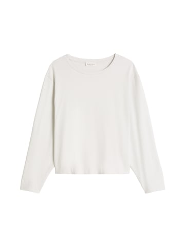 Marc O'Polo Oversize Longsleeve cropped in Burnt Coffee