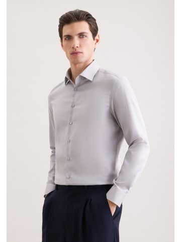 Seidensticker Business Hemd Slim in Grau