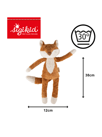 Sigikid Kuscheltier Natural Friends Pure Collection in orange