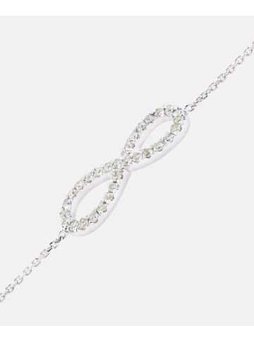 Diamant L'éternel Armband aus 375 Weißgold mit Diamant Infinity-Design