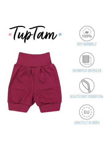 TupTam Baby Sommershorts 5er Pack in rot/grau