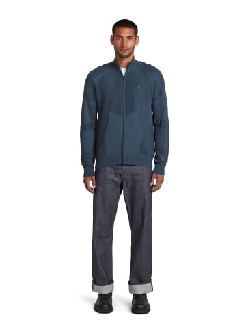 G-Star Raw 3D Biker Full Zip Knit india ink/salute