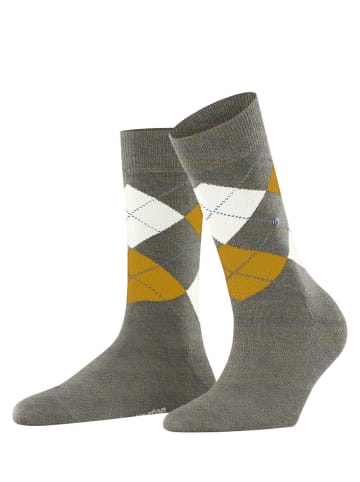 Socken Melange Marylebone in Khaki gree