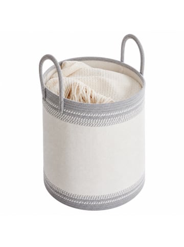 SONGMICS Wäschekorb Stowit in Taubengrau - (B)41 x (H)46 x (T)41 cm