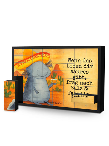 Mr. & Mrs. Panda Adventskalender Axolotl Tequila Design mit Spruch in Weiß