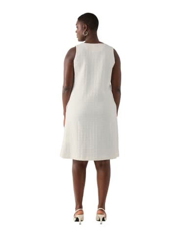 Ulla Popken Midikleid in offwhite