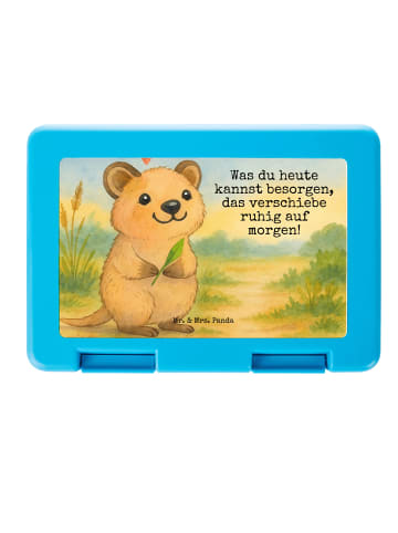 Mr. & Mrs. Panda Bentobox Quokka Happy Design mit Spruch in Weiß
