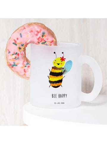 Mr. & Mrs. Panda Glühweintasse Biene Happy mit Spruch in Transparent
