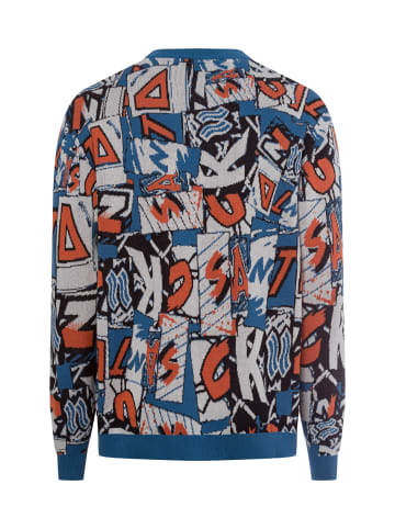 Santa Cruz Strickpullover in grau mehrfarbig - 0001