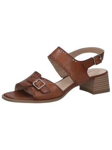 Caprice Sandalette in COGNAC NAPPA