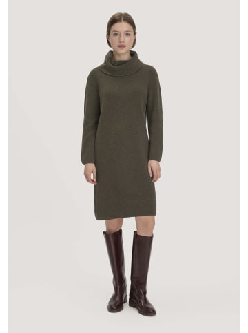 Hessnatur Hessnatur Strickkleid Relaxed aus reiner Bio-Baumwolle in vintage oliv