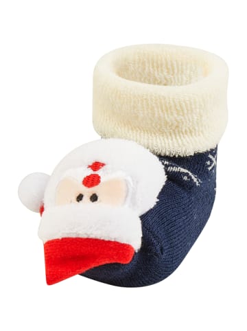 Sterntaler Baby Rasselsocken Nikolaus in marineblau