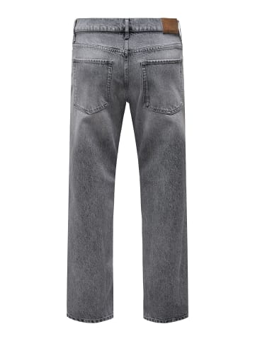 ONLY & SONS Normal geschnitten jeans in Medium Grey Denim