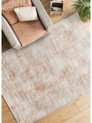 Atticgo Kurzflor-Teppich KEOPS in beige/kupfer