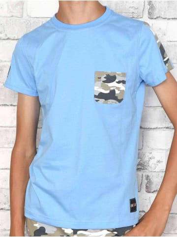 BEZLIT T-Shirt in Hellblau - Camouflage