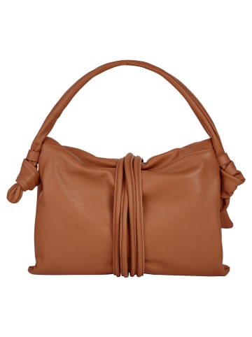 Samantha Look Handtasche echt Leder in cognac