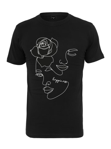Mister Tee Mister Tee Damen Ladies One Line Rose Tee in black