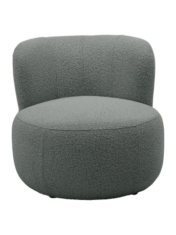 58 aufm Kessel POLSTERSESSEL Katuscha Bouclé-Gewebe grau