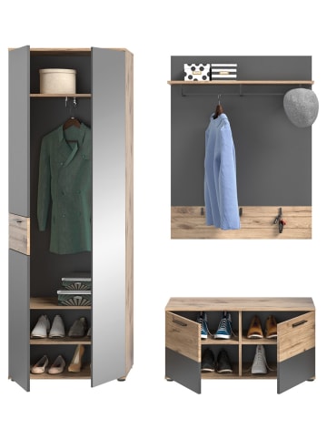 ebuy24 Garderobenaufstellung Mason Eiche Dekor 175 x 37 cm