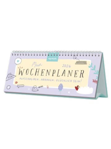Lingen Verlag Kalender - Mein Wochenplaner 2026 - Aufschreiben, abhaken, glücklich sein!