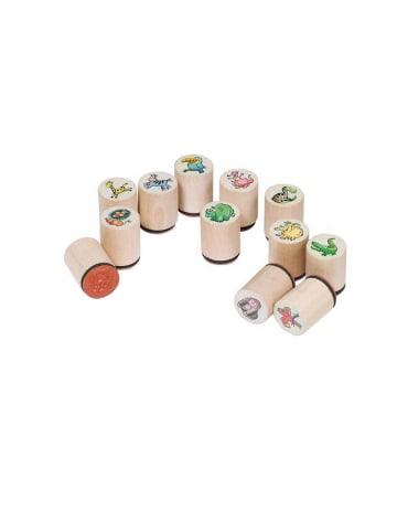 Goki Stempel Wilde Tiere Holz - 3 Jahren