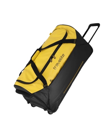 travelite Basics - Rollenreisetasche Plane 97L 71 cm (weiß) in gelb