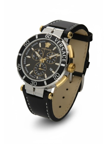 Versace Analoguhr für Herren in schwarz