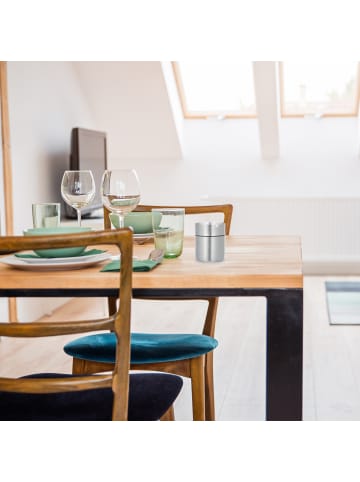 relaxdays 9 x Aschenbecher in Silber