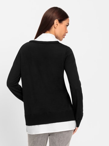 Heine Pullover in schwarz-weiß