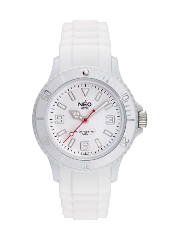 NEO Watch NEO Watch Armbanduhr aus Kunststoff in Weiß