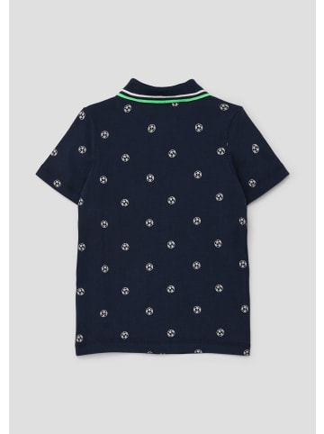 s.Oliver Polo-Shirt kurzarm in Blau