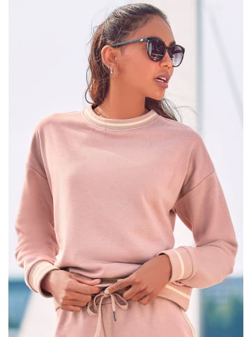 LASCANA Sweatshirt in rosé