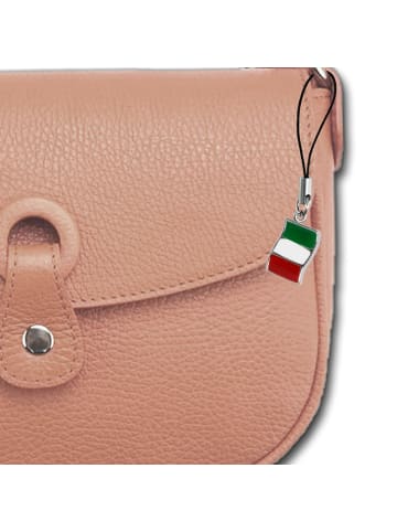 Florence Florence Schultertasche, Umhängetasche Leder rosa ca. 21cm