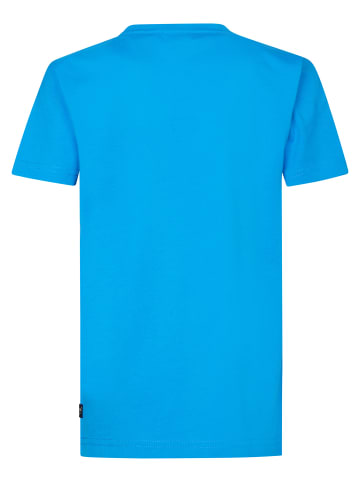 Petrol Industries T-Shirt mit Logo Sandspur in Blau