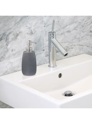 relaxdays Seifenspender in Grau - 0,3 l