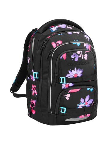 Coocazoo Rucksack PORTER Floral Artnight in schwarz
