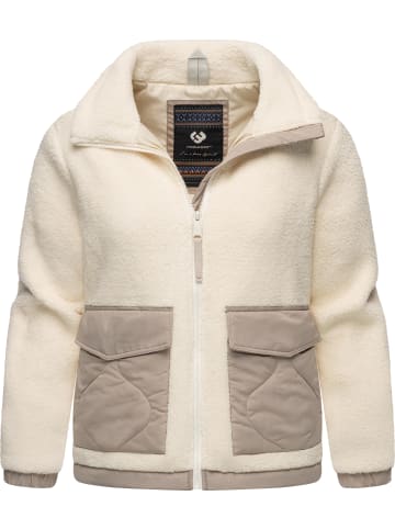 ragwear Plüschjacke Arctika in Off White