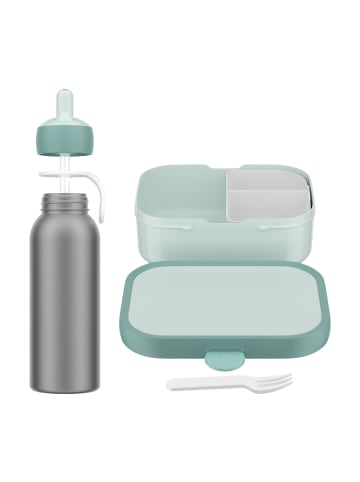 Mepal 2er Set Lunchset mit Thermoflasche Campus in Cool Mint