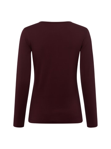 brookshire Langarmshirt in bordeaux
