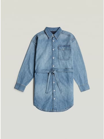 G-Star Raw Belted Shirt Kleid antique faded thames