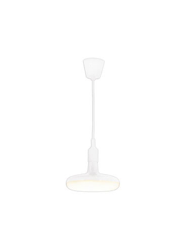 näve LED Pendelleuchte "UFO" in weiß - (L)22 cm x (B)22 cm x (H)120 cm - EEK F