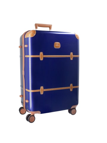 BRIC`s Bellagio 4-Rollen Trolley III 82 cm in blue/tobaco