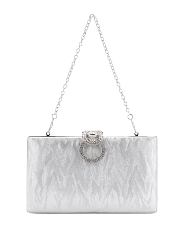 Blonda Women Clutch in Silver